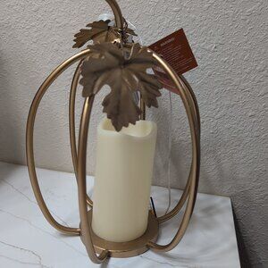 NWT Celebrate Together Fall LED Pumpkin Candle Accent Decor